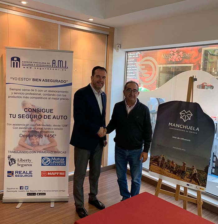 Convenio de colaboración entre la Denominación de Origen Manchuela y Seguros AMI Convenio de colaboración entre la Denominación de Origen Manchuela y Seguros AMI